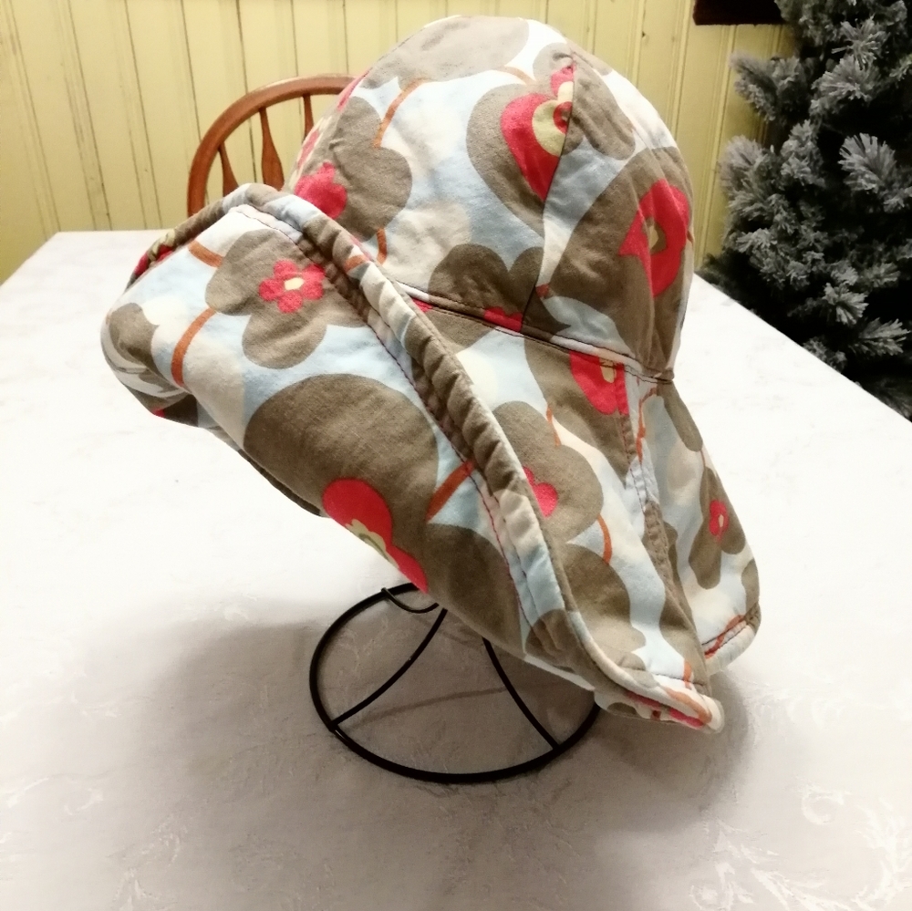 Handmade Cotton Wide Brim Sun Hat - Picture 2 of 8
